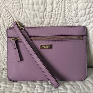 Kate Spade lavender wristlet